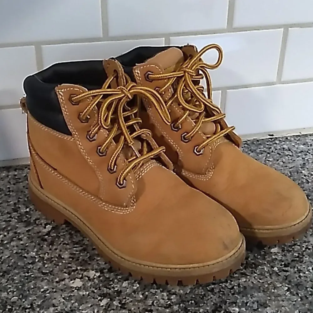 Brahma Men's Leather Tan Oil Resistant Steel Toe Work Boots. Size 7